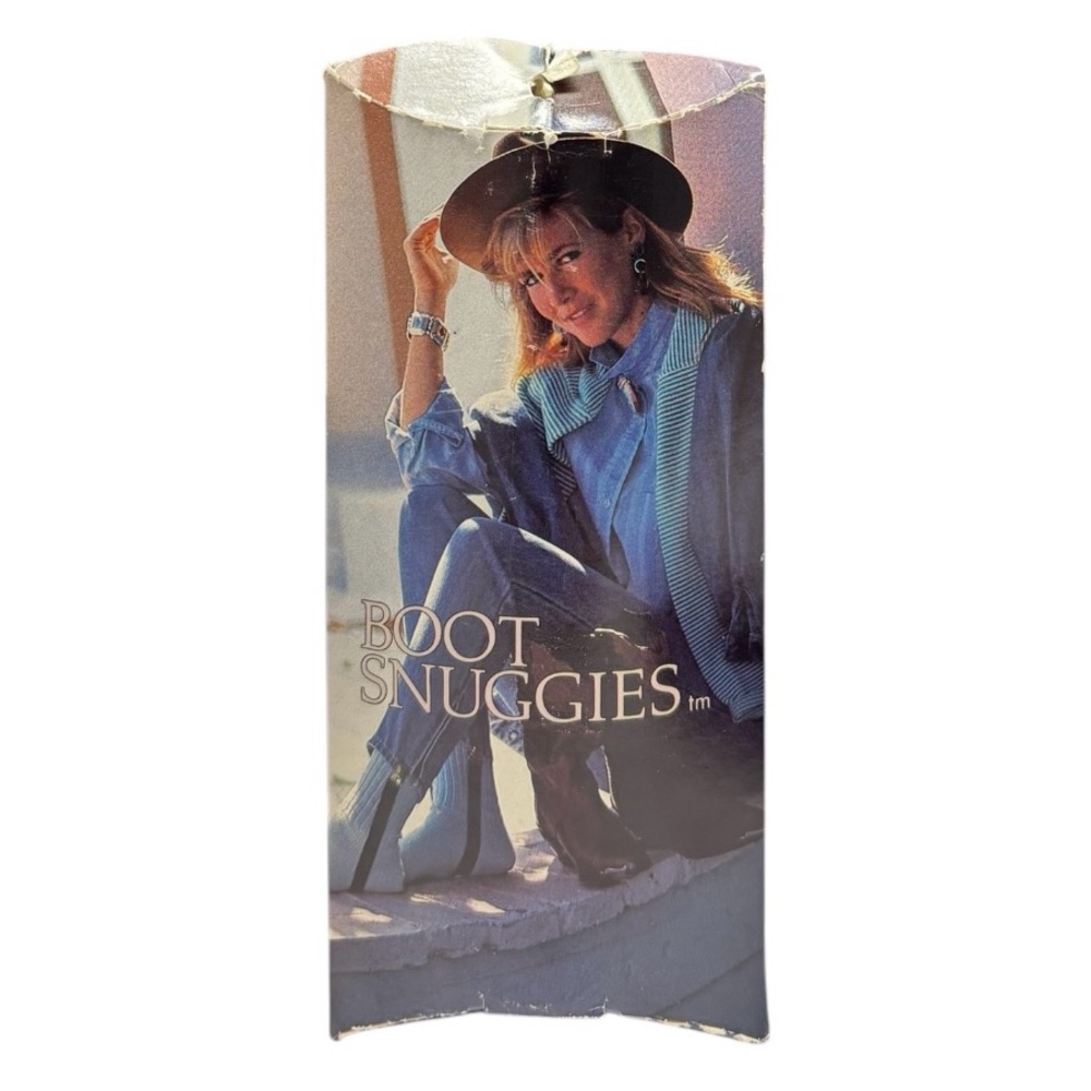 Vintage Boot Snuggies TM 80s Pant Clips Black & Gold w/ Box Made in USA